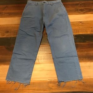 IZOD Custom Cut Skate Doctor Blue Flood Work Pants